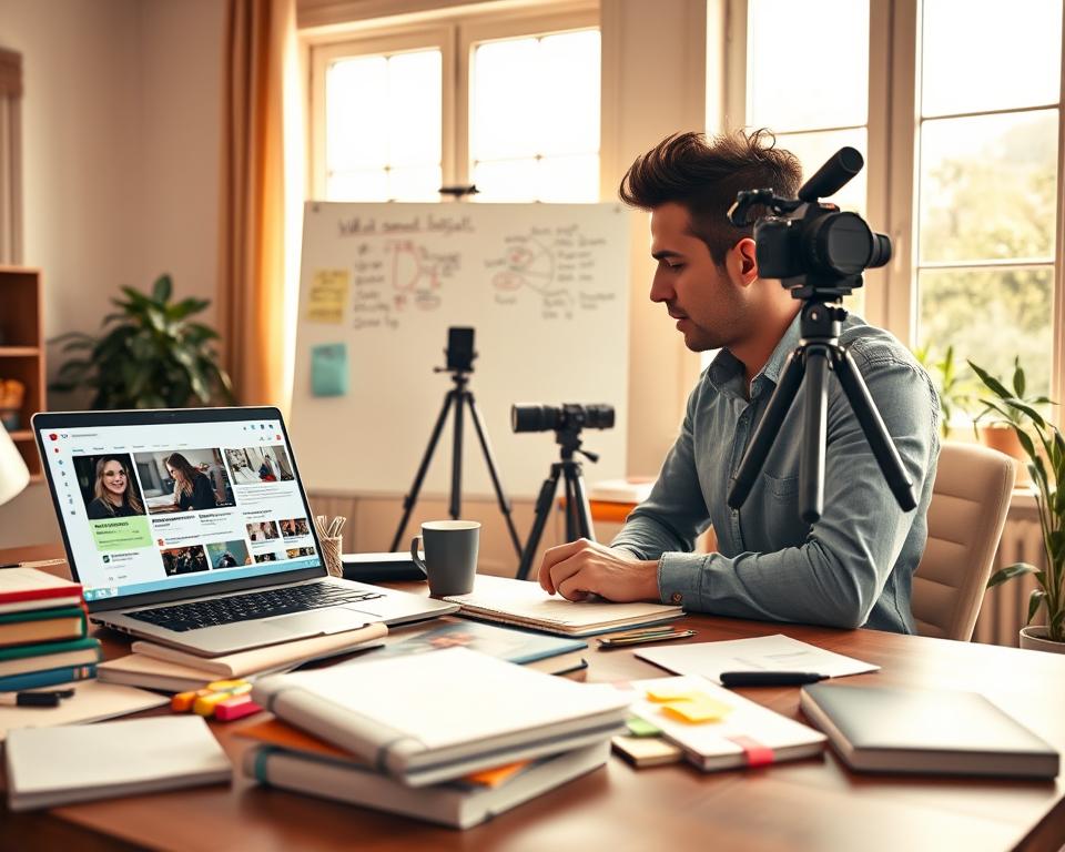 YouTube content creation