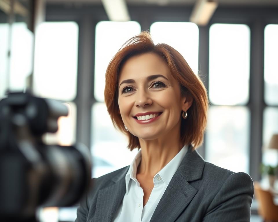 being confident on video