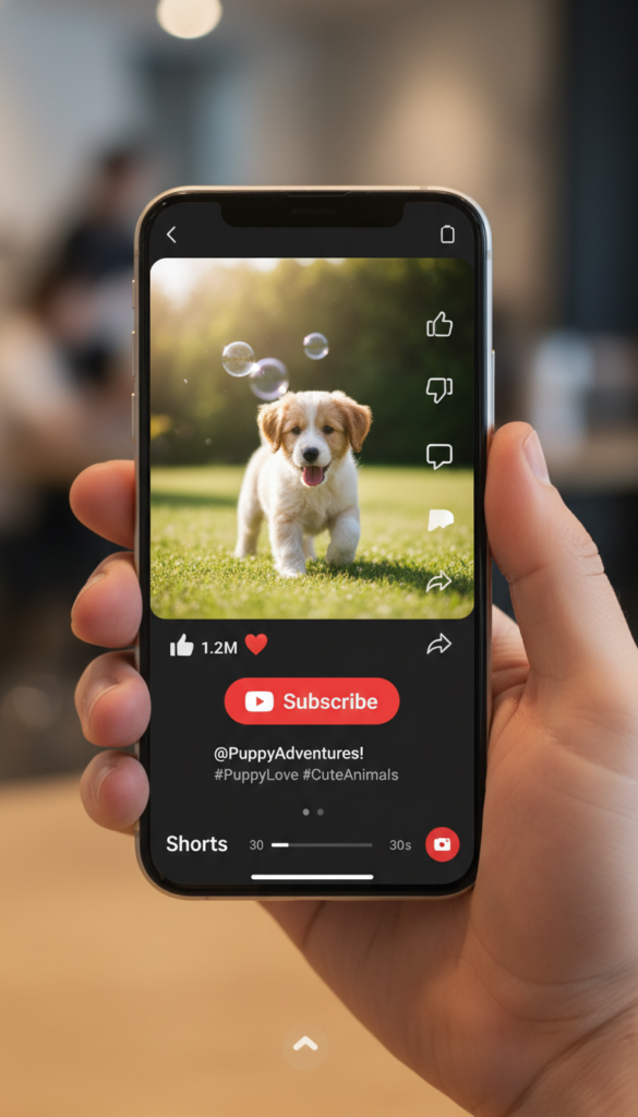 YouTube Shorts content creation for beginners over 40