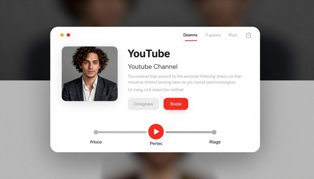 vidIQ account setup screen with YouTube channel connection