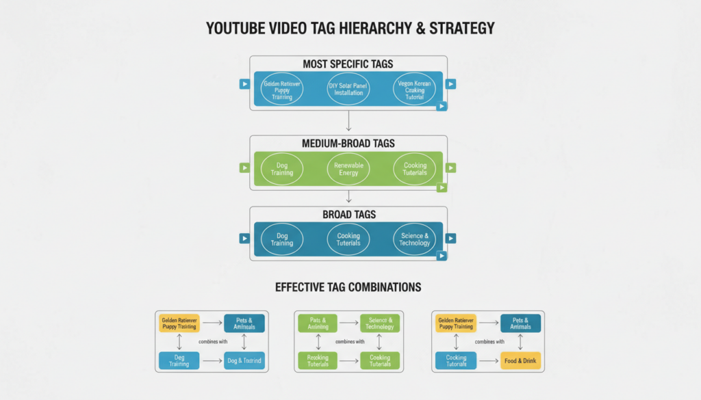 video tags strategy for YouTube SEO optimization